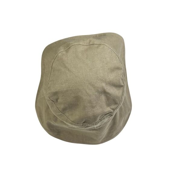 Cablo Camurie Wide Brim Adjustable Cotton Cloche Bucket Hat in Tan - Picture 3 of 8